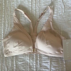 NWT New Athleta Powervita Junction Sports Bra Front Closure Size M Medium